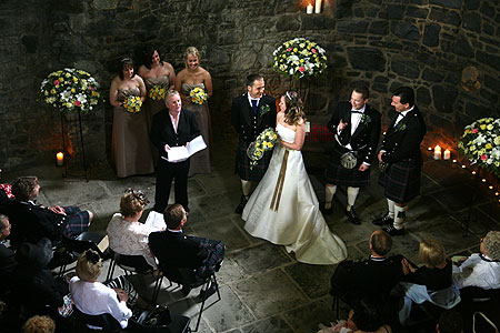 Wedding at Dundonald Castle